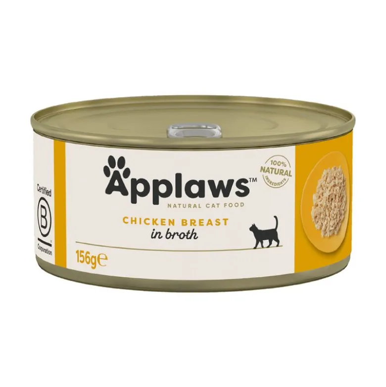 Økonomipakke: 24 x 156 g Applaws i bouillon