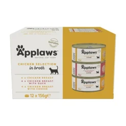 Økonomipakke: 24 x 156 g Applaws i bouillon