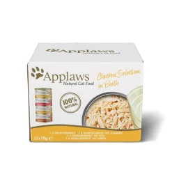 Økonomipakke: 48 x 70 g Applaws i bouillon