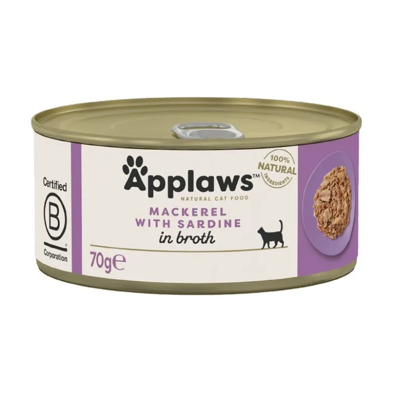 Økonomipakke: 48 x 70 g Applaws i bouillon