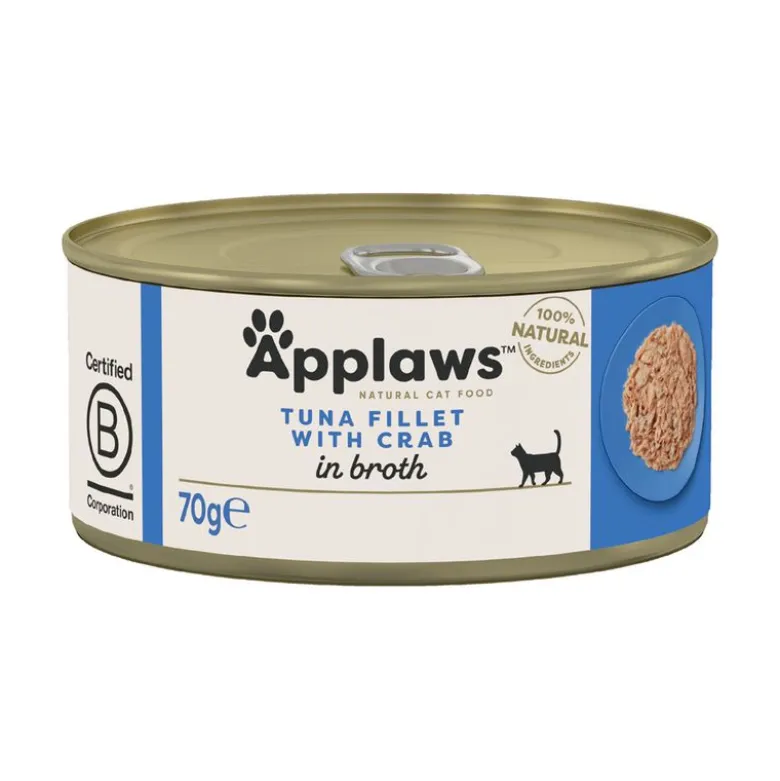 Økonomipakke: 24 x 70 g Applaws i bouillon
