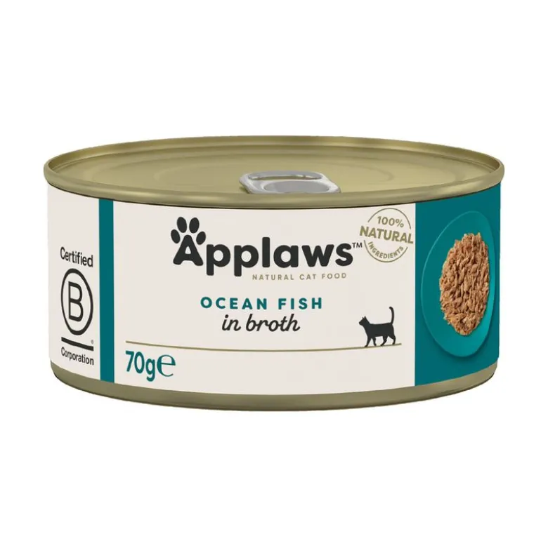 Økonomipakke: 24 x 70 g Applaws i bouillon