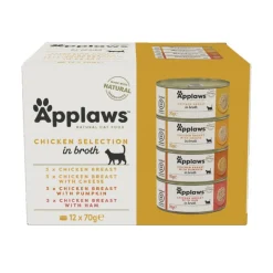 Økonomipakke: 24 x 70 g Applaws i bouillon