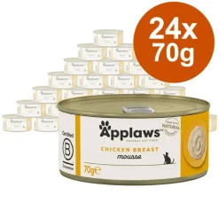 Økonomipakke: 24 x 70 g Applaws Mousse