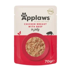 Økonomipakke: 32 x 70 g Applaws Pouch i gelé