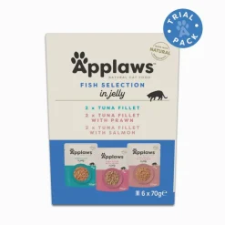 Økonomipakke: 48 x 70 g Applaws Pouch i gelé Mix