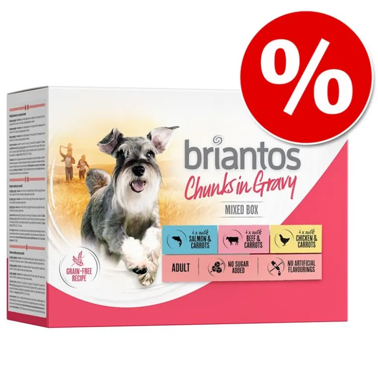 Økonomipakke: 48 x 100 g Briantos Bidder i sauce
