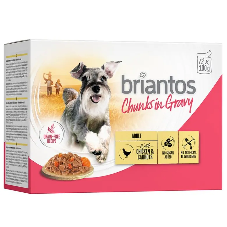 Økonomipakke: 48 x 100 g Briantos Bidder i sauce