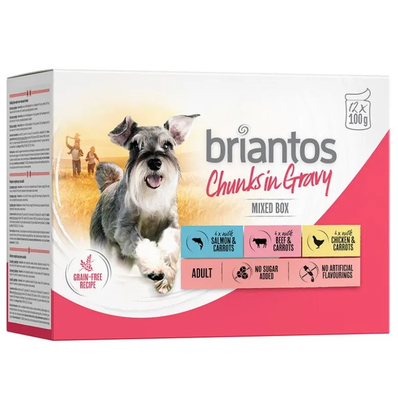 Økonomipakke: 48 x 100 g Briantos Bidder i sauce