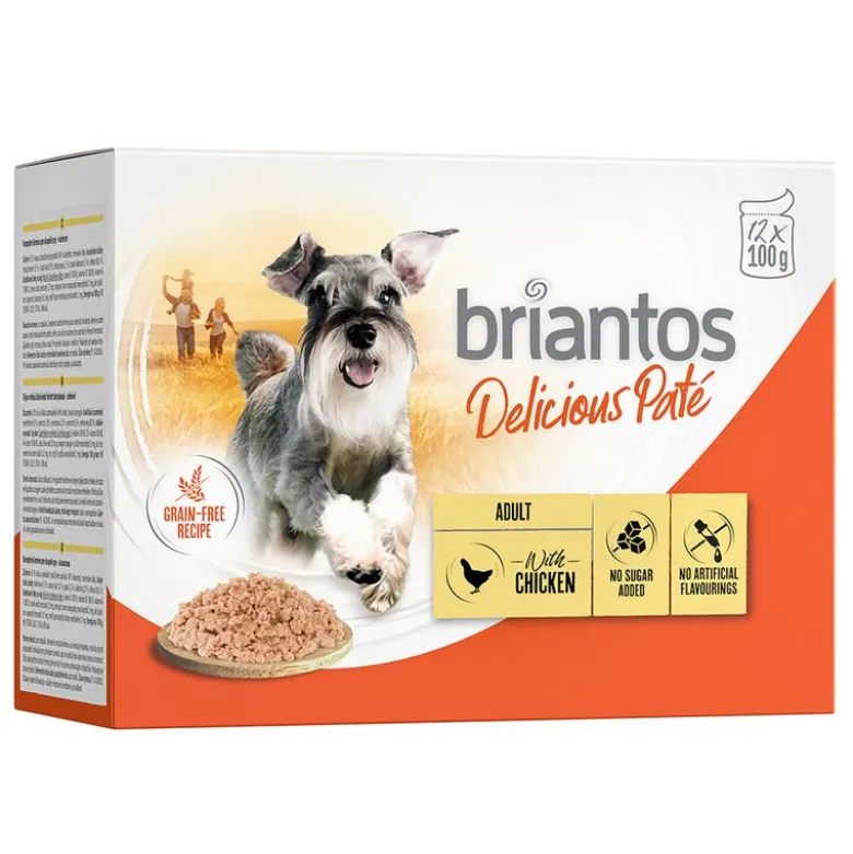 Økonomipakke: 48 x 100 g Briantos Delicious Paté