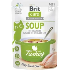 Økonomipakke: 30 x 75 g Brit Care suppe til katte