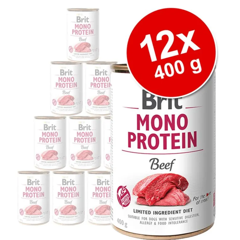 Økonomipakke: 12 x 400 g Brit Mono Protein