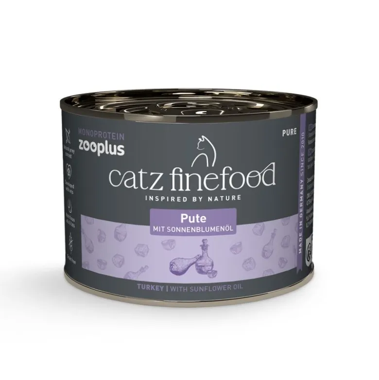 Økonomipakke: 24 x 200 g catz finefood Monoprotein dåse