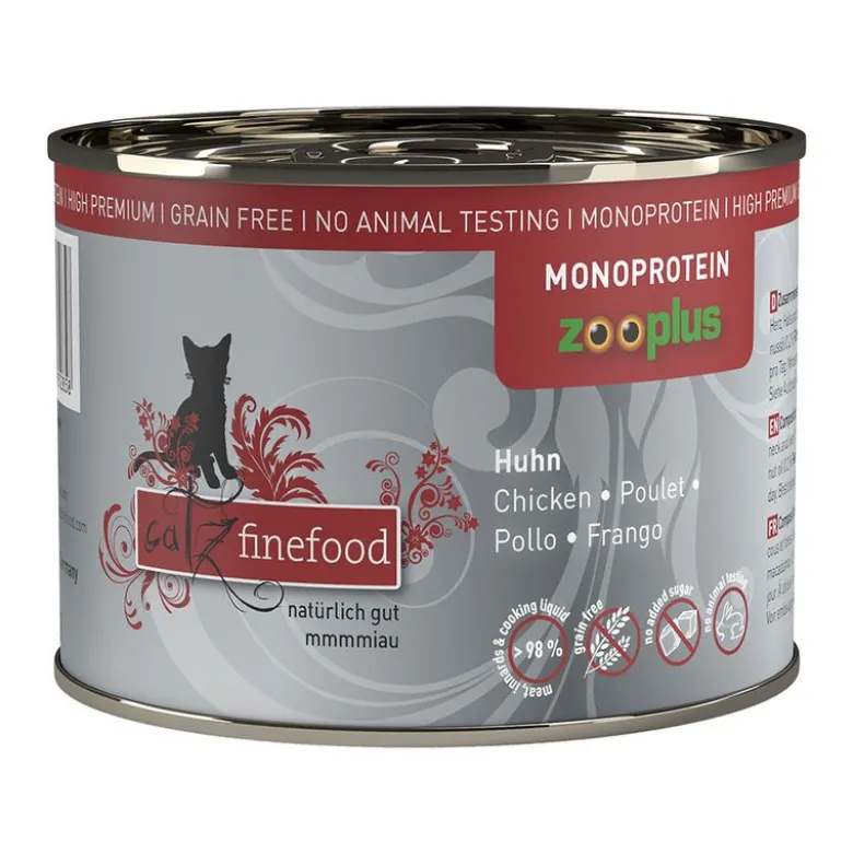 Økonomipakke: 24 x 200 g catz finefood Monoprotein dåse