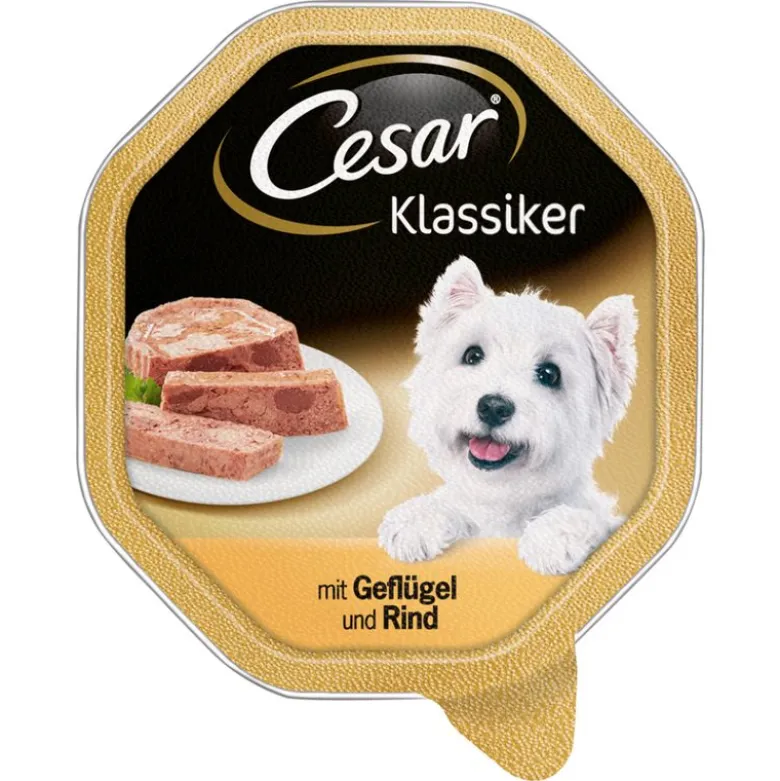 Økonomipakke: 28 x 150 g Cesar alubakker