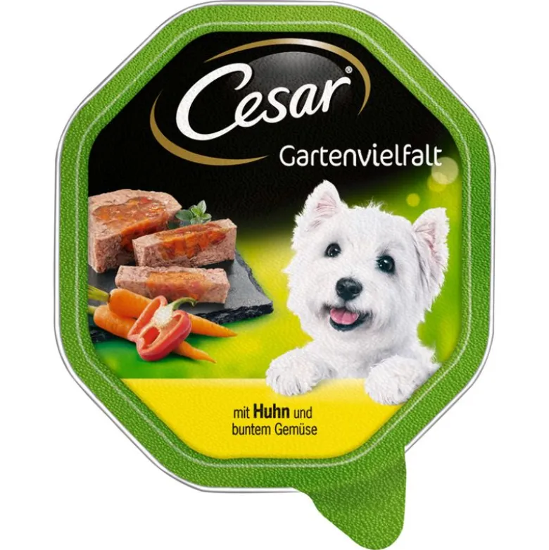Økonomipakke: 28 x 150 g Cesar alubakker