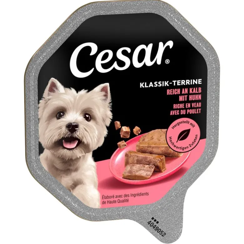 Økonomipakke: 28 x 150 g Cesar alubakker