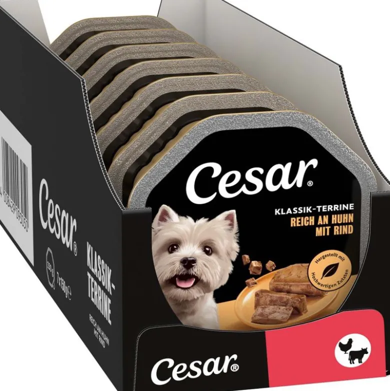 Økonomipakke: 28 x 150 g Cesar alubakker