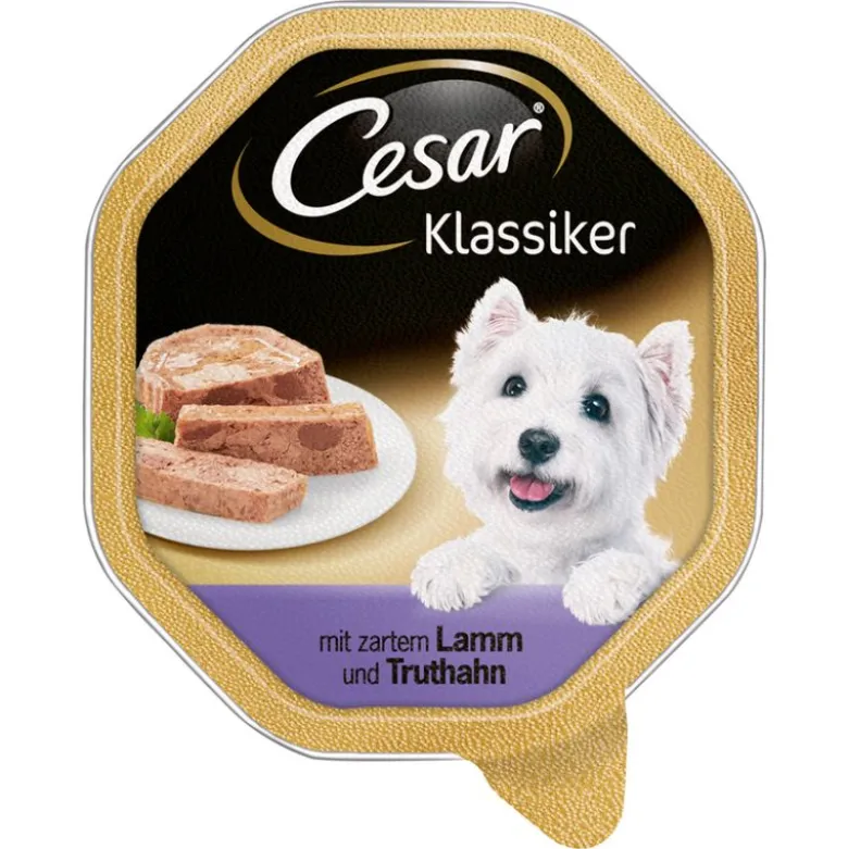 Økonomipakke: 28 x 150 g Cesar alubakker