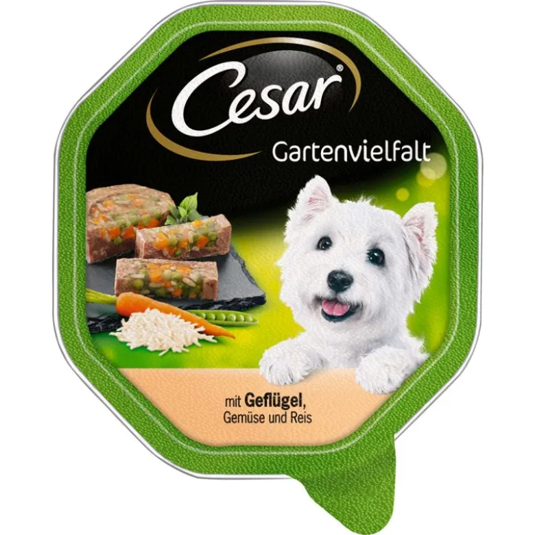 Økonomipakke: 28 x 150 g Cesar alubakker