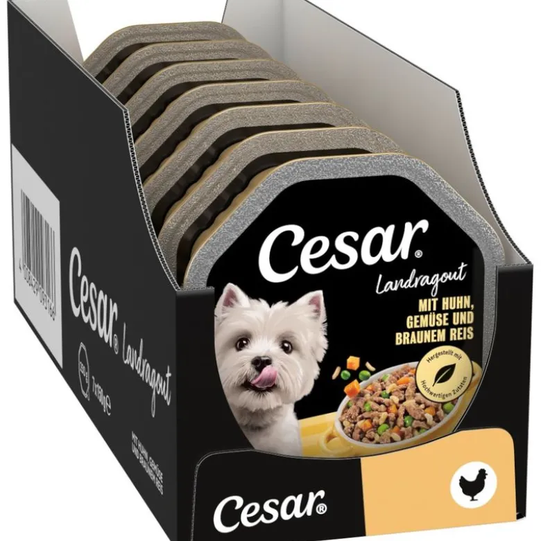 Økonomipakke: 28 x 150 g Cesar alubakker