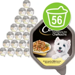 Økonomipakke: 56 x 150 g Cesar alubakker