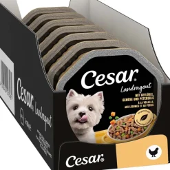 Økonomipakke: 56 x 150 g Cesar alubakker