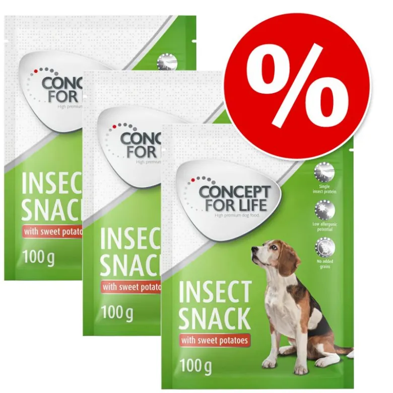 Økonomipakke: 3 x 100 g Concept for Life Insect