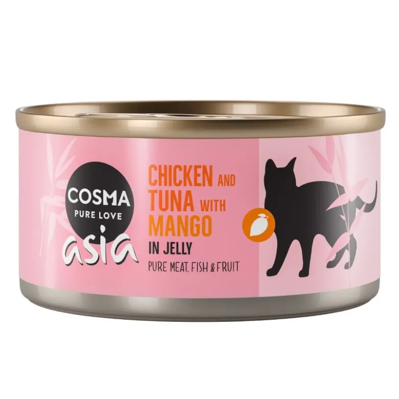 Økonomipakke: 24 x 170 g Cosma Asia Fruit i gelé