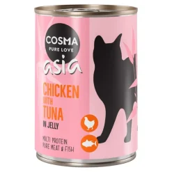 Økonomipakke: 24 x 400 g Cosma Asia i gelé