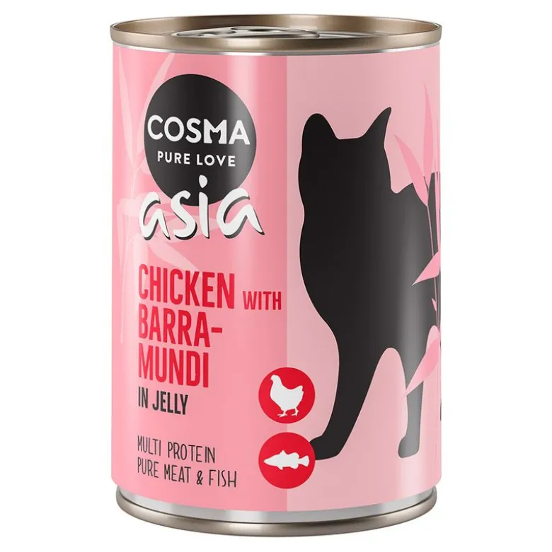 Økonomipakke: 24 x 400 g Cosma Asia i gelé