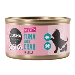 Økonomipakke: 24 x 85 g Cosma Asia Kitten i gelé