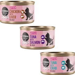 Økonomipakke: 24 x 85 g Cosma Asia Kitten i gelé