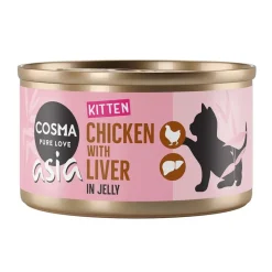 Økonomipakke: 24 x 85 g Cosma Asia Kitten i gelé