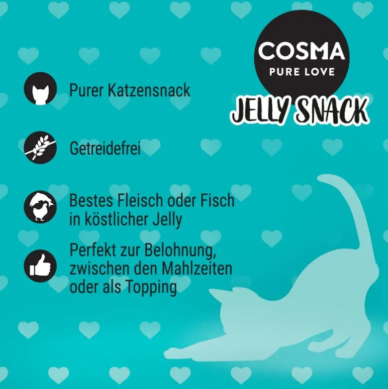 Økonomipakke: 24 x 14 g Cosma Jelly Snack