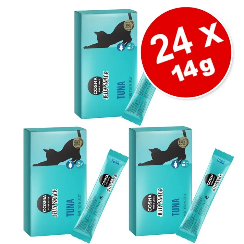 Økonomipakke: 24 x 14 g Cosma Jelly Snack