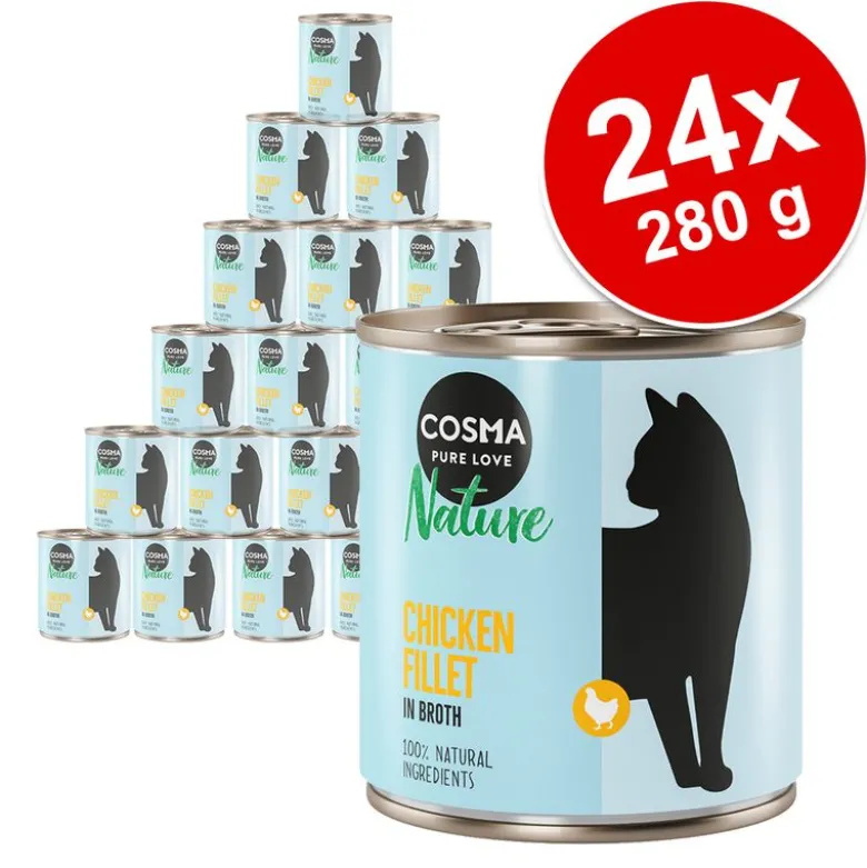 Økonomipakke: 24 x 280 g Cosma Nature