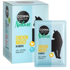 Økonomipakke: 18 x 50 g Cosma Nature portionsposer