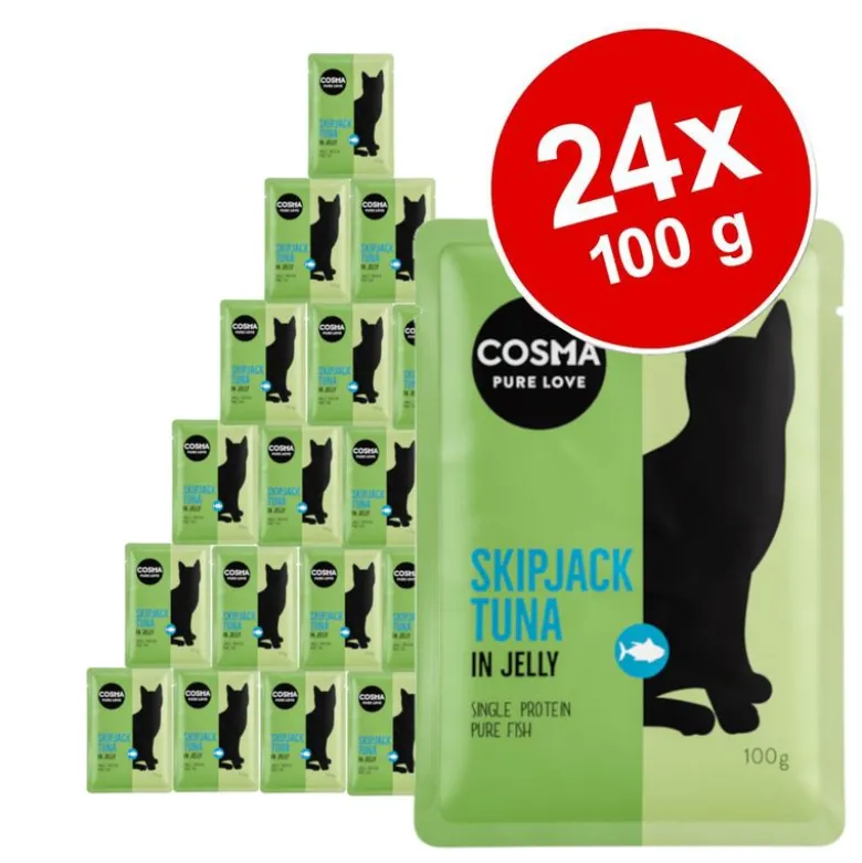 Økonomipakke: 24 x 100 g Cosma Original portionsposer