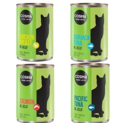 Økonomipakke: 24 x 400 g Cosma Original i gelé