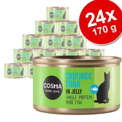 Økonomipakke: 24 x 170 g Cosma Original i gelé