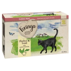 Økonomipakke: 48 x 85 g Feringa Classic Meat Menu Portionspose