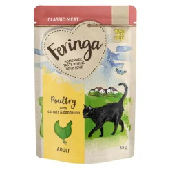 Økonomipakke: 48 x 85 g Feringa Classic Meat Menu Portionspose