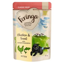 Økonomipakke 24 x 85 g Feringa Classic Meat Menu Kitten portionsposer