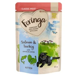 Økonomipakke 24 x 85 g Feringa Classic Meat Menu Kitten portionsposer