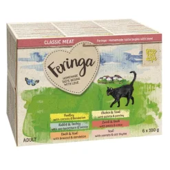 Økonomipakke: 24 x 100 g Feringa Classic Meat Menu Alubakke