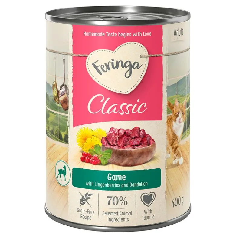 Økonomipakke: 24 x 400 g Feringa Classic Meat Menu
