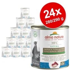 Økonomipakke: 24 x 280 g / 290 g Almo Nature HFC
