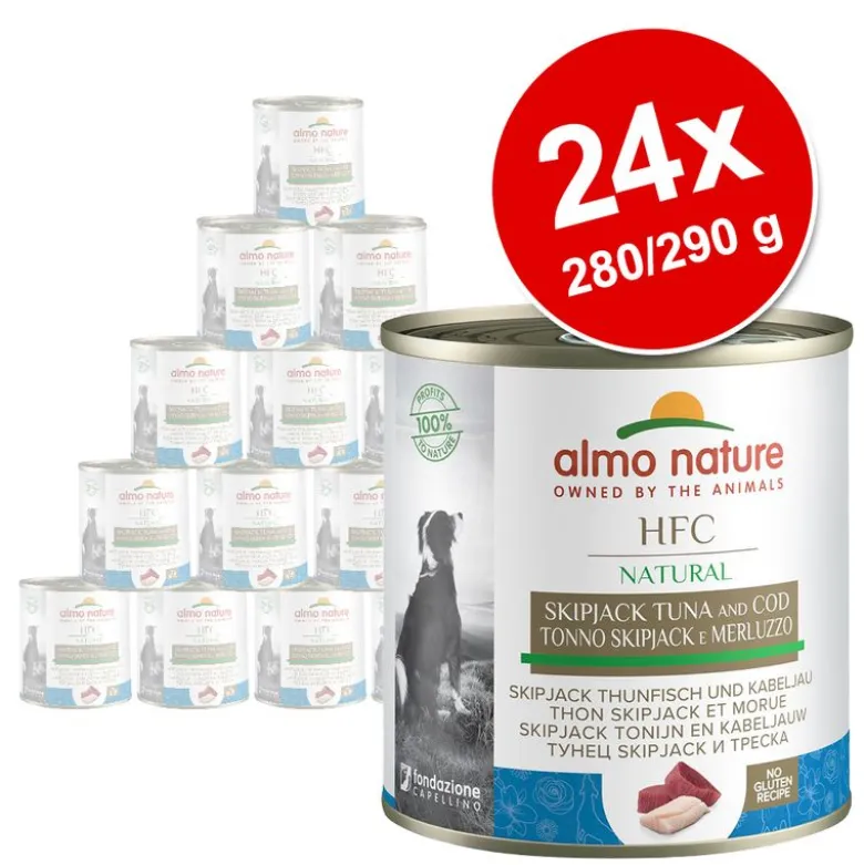 Økonomipakke: 24 x 280 g / 290 g Almo Nature HFC