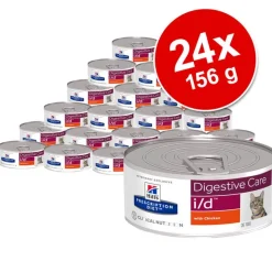 Økonomipakke: 24 x 82 g / 156 g Hill's Prescription Diet kattemad